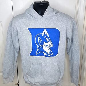 TRT Classics Duke Blue Devils Hoodie Size Medium Gray and Blue